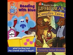 Opening to Blue's Clues: Reading With Blue and Little Bear: Campfire Tales VHS (2002)