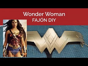 Wonder Woman belt DIY /// fajón de la Mujer Maravilla