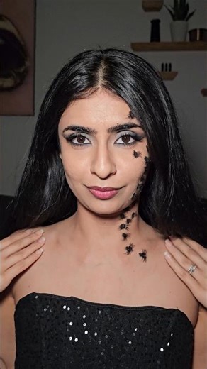Easy Halloween hack | Spider Makeup Tutorial