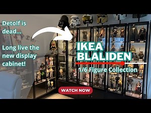 IKEA Blaliden display cabinet and how this works with 1/6 scale figures!