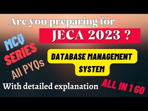 JECA 2023 Preparation | MCQ Series | JECA 2022 Questions | Database Management System (DBMS)| Bangla