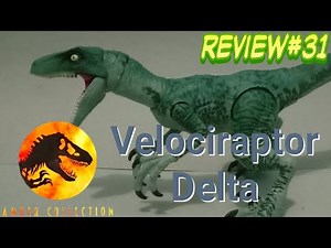 Review#31: Jurassic world amber collection velociraptor delta
