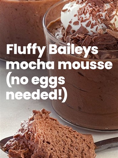 Fluffy Baileys Mocha Mousse Recipe