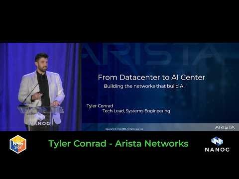 From Datacenter to AI Center, building the networks that build AI