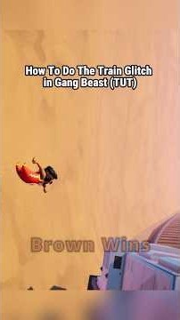 How To Do Train Glitch in Gang Beasts #gangbeasts #shorts