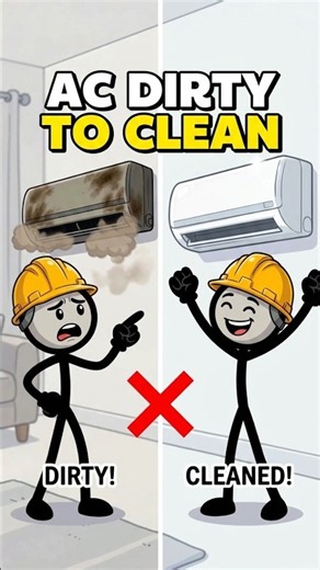 The right way to clean your AC unit #hvac #tips #howto