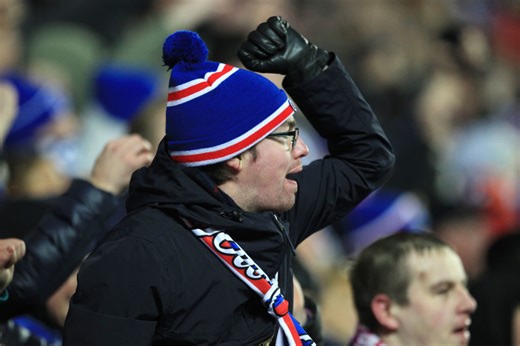 Rangers fans salute old boys for standing up to Celtic fan pub attack
