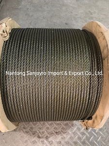 [Hot Item] 1% Oil Ungalvanized Steel Wire Rope 6X37 Manufacturer