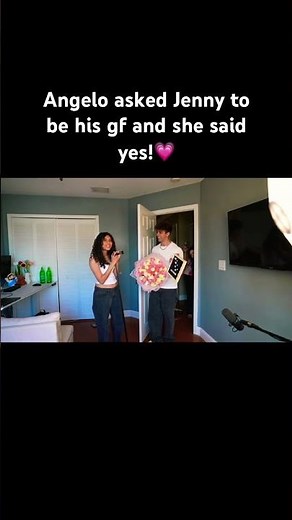 Angelo asked Jenny to be his gf and Jenny said yes!🙌💗 #jennyhoyos #yoangelo