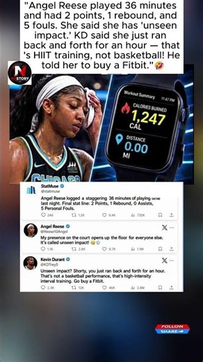 "KD Said Angel Reese's Performance Was HIIT Training 😭" #kevindurant #shorts