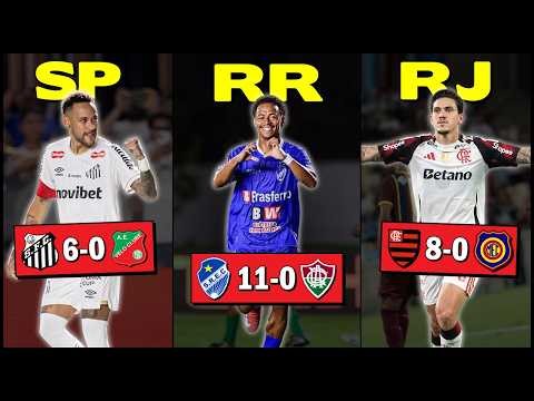 The biggest win by a single goal in each Brazilian state championship in 2026.