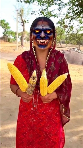 Mansi or Corn 🌽 wala Bhoot #shorts #corn #ghost #youtubeshorts