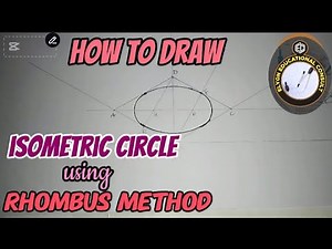 How to draw isometric circle using Rhombus method