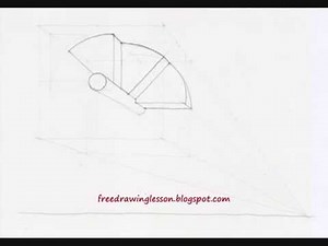 How to Draw illusionistic stairway steps with balls