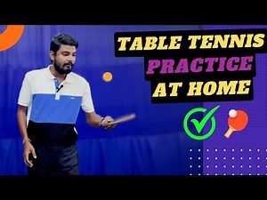 how to practice alone in table tennis | table tennis practice at home