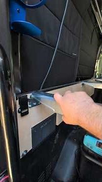 Removable Van Bed System using IKEA Skorva Beams and Brackets