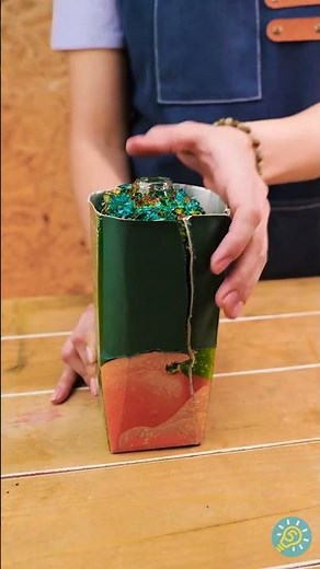 Portasapone Fai-da-te con Vetro Rotto Unico 💎♻️