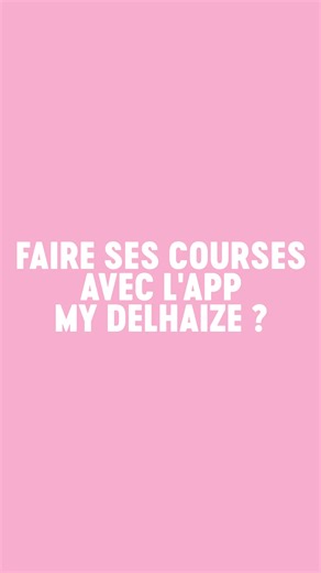 Faire ses courses en ligne, c'est facile grâce à l'app My Delhaize ! Vous ne l'avez pas encore ? Installez notre app sans plus attendre ! | Delhaize