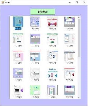 VB. NET ListView Image Gallery 📸 Load Images from Folder Easy Trick!