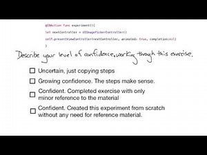 Launch Image Picker and Activity View - UIKit Fundamentals