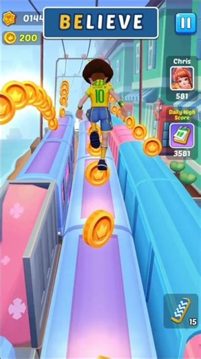 Subway Princess runner game #shorts #video #welcome