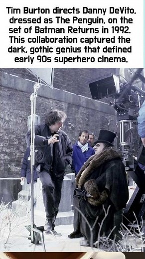 Dark Genius: Tim Burton Directs The Penguin on Batman Returns Set (1992)
