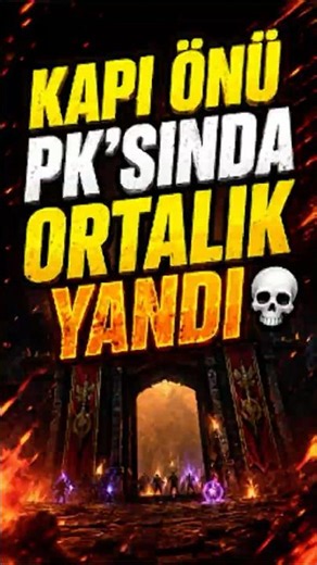 KAPI ÖNÜ PK’SINDA ORTALIK YANDI 💀