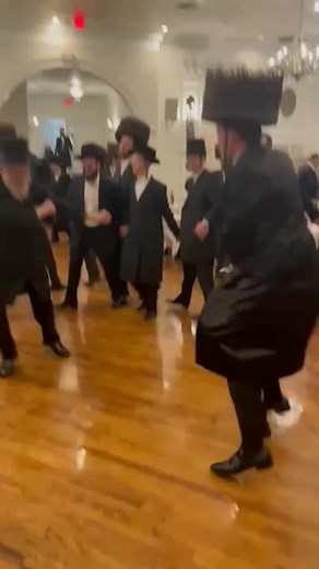 Orthodox Jewish Wedding Dance Celebration