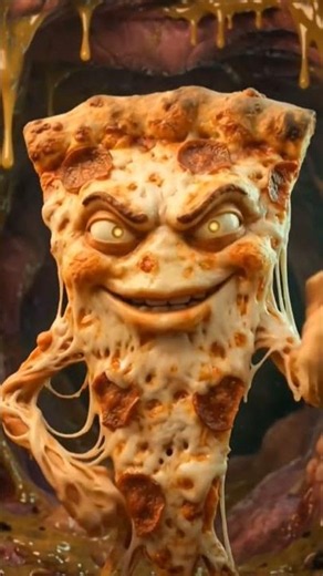 Pizza Comes to Life | AI Animated Food Short | Funny Pizza Animation
