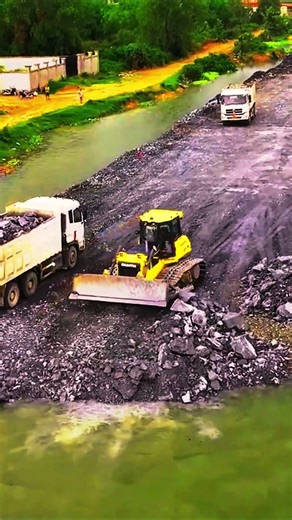 extreme earthmoving machines | Shantui Bulldozer Satisfying Work Compilation Shorts 147