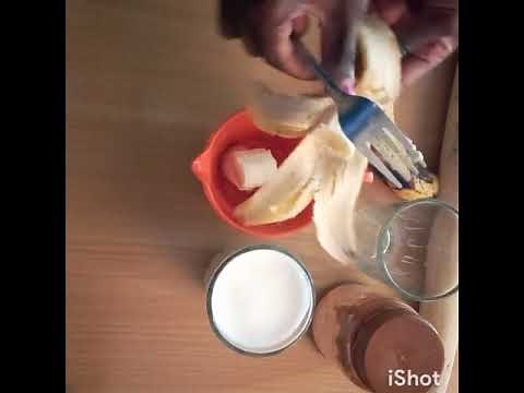 Protein shake without a blender.