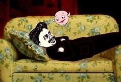 Strindberg and Helium: Depressive playwright and ecstatic balloon sidekick