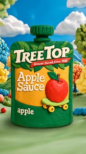 We took a hands-on approach when creating a new look for our apple sauce pouches. Our pals at Play-Doh know what we mean! | Tree Top