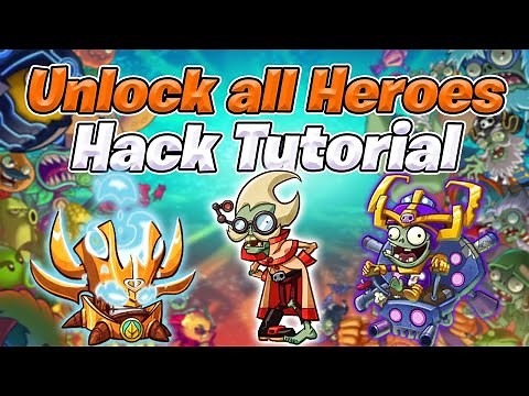 PvZ Heroes | Unlock All Heroes Hack Tutorial
