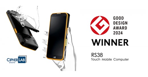 CipherLab’s RS38 Touch Mobile Computer Wins 2024 GOOD DESIGN AWARD