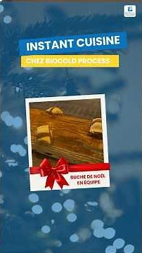 La bûche de Noël façon BIOCOLD PROCESS #alimentaire #recette #produitsfrais #artisan