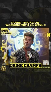 Story time @drinkchamps | Robin Thicke