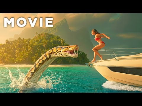 Escape The Island Of Giant Pythons | Serpent Island | Survival Monster Movie