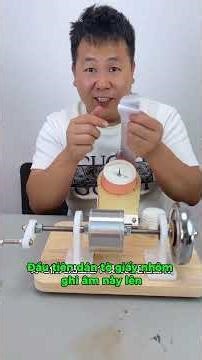 Máy ghi âm không cần điện mà phát lại được tiếng, thật luôn à?