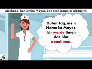German Doctor Blood Removal Dialogue Learn German with DIYARDA