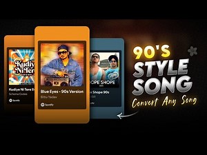 Make 90s Ai Song | How To Convert Any Song Into 90s Style Song With Ai | 90s Retro Song Tutorial 🌟