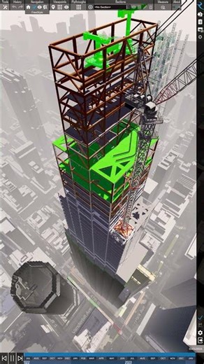 270 Park Avenue – Superstructure & Façade Sequence (4D Overview)