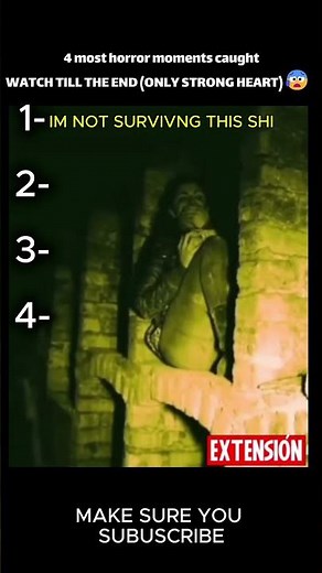 TITLE:💀 Scariest Horror Clips Caught on Camera #Shorts 😱 | Horror Compilation #horror #scary #creepy