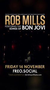 BIG NEWS, Perth! Get ready to ROCK with Australian Idol star Rob Mills as he celebrates 40 Years of Bon Jovi! Hear hits like "Livin' On A Prayer", "It's My Life" & more performed by Australia's BEST musicians Who's ready for a night to remember? Book now and let's get this party started! | Rob Mills