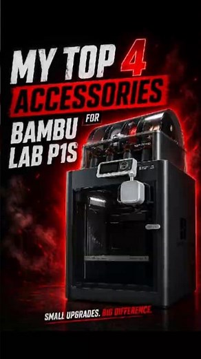 Stop wasting time! 4 essential upgrades for your #bambulab #p1s
