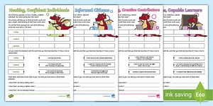 Four Purposes Synonym Activity Sheets
