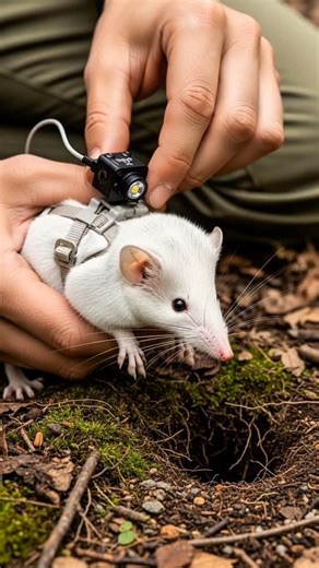 رحلة داخل مستعمرة الزبابة البيضاء العملاقة | كاميرا مثبتة على الحيوان تحت الأرض