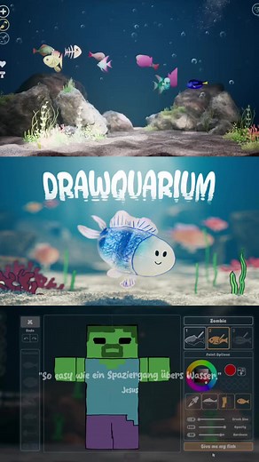 Drawquarium รีวิวเกม ตู้ปลาของฉัน โหลดในมือถืออย่างไร