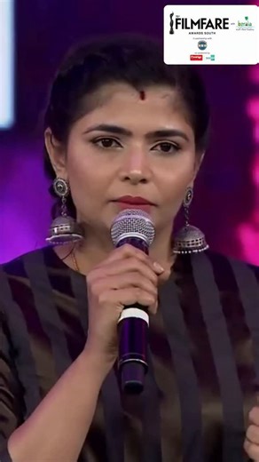 A throwback to the moment Chinmayi Sriprada won the Best Playback Singer Award and graciously dedicated her win to Maestro A R Rahman at the Filmfare Awards South 2017. ✨🎶 Witness more such special moments at 70th Filmfare Awards South with Kerala Tourism on 21st February. 🙌 Destination Partner: @keralatourism Special Partner: @kamarfilmfactory Co-Powered By: @ttkprestige @sensodentk.india #70thFilmfareAwardsSouthwithKeralaTourism #70thFilmfareAwardsSouth #FilmfareAwardsSouth #FilmfareAwards #
