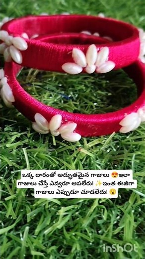 DIY Thread Bangle Making 😍 | Easy Step by Step #handmadejewellery #threadbanglemaking #diybangles